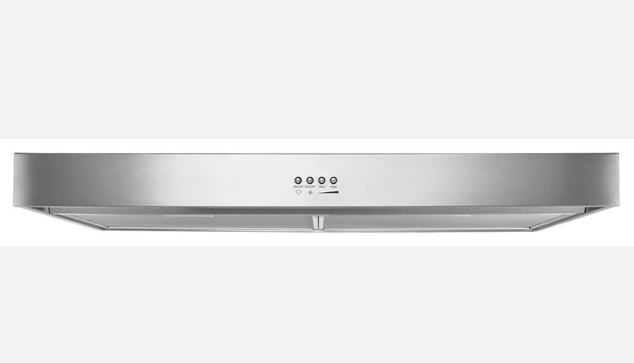 Whirlpool 24" Under Cabinet Range Hood with Full-Width Grease Filters – Stainless Steel