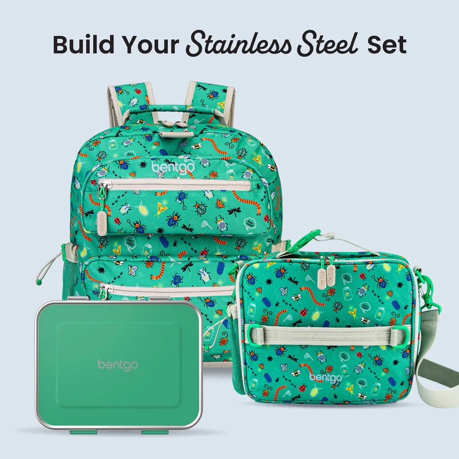 Bentgo Kids Stainless Steel Lunch Box – 5-Cup Capacity, Leak-Resistant Bento Box
