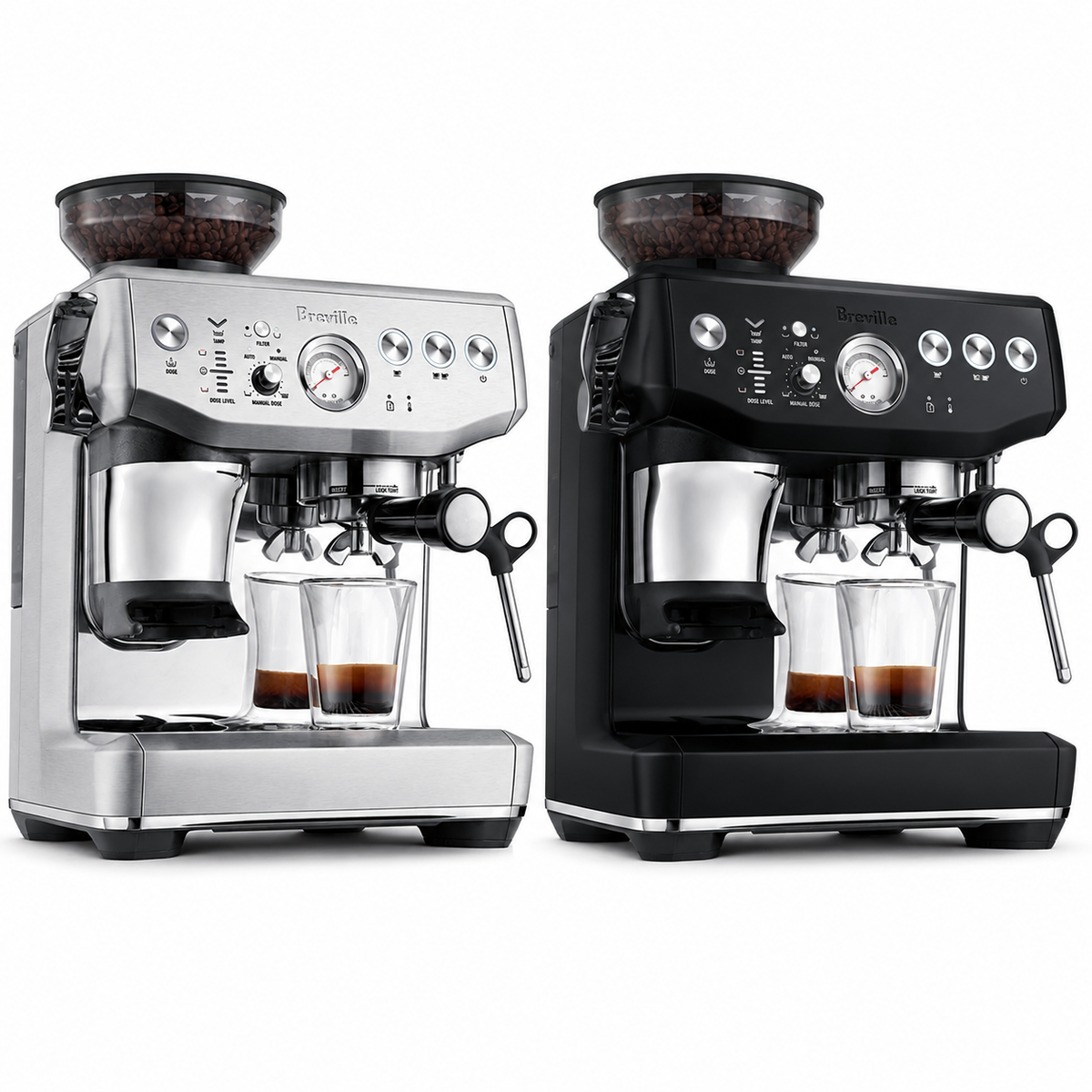 Breville Barista Express Espresso Machine with Built-in Grinder – Brushed Stainless Steel