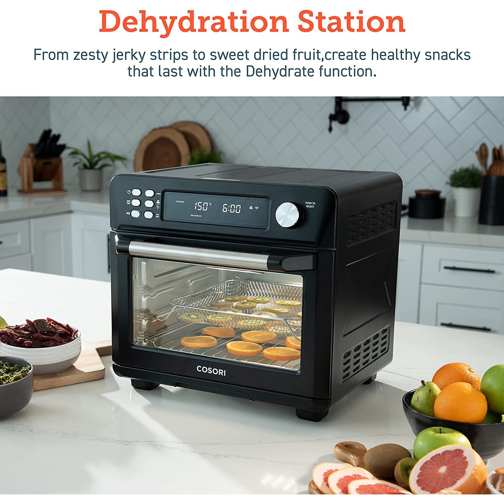 COSORI Air Fryer Toaster Oven Combo – 11-in-1 Countertop Convection Oven.