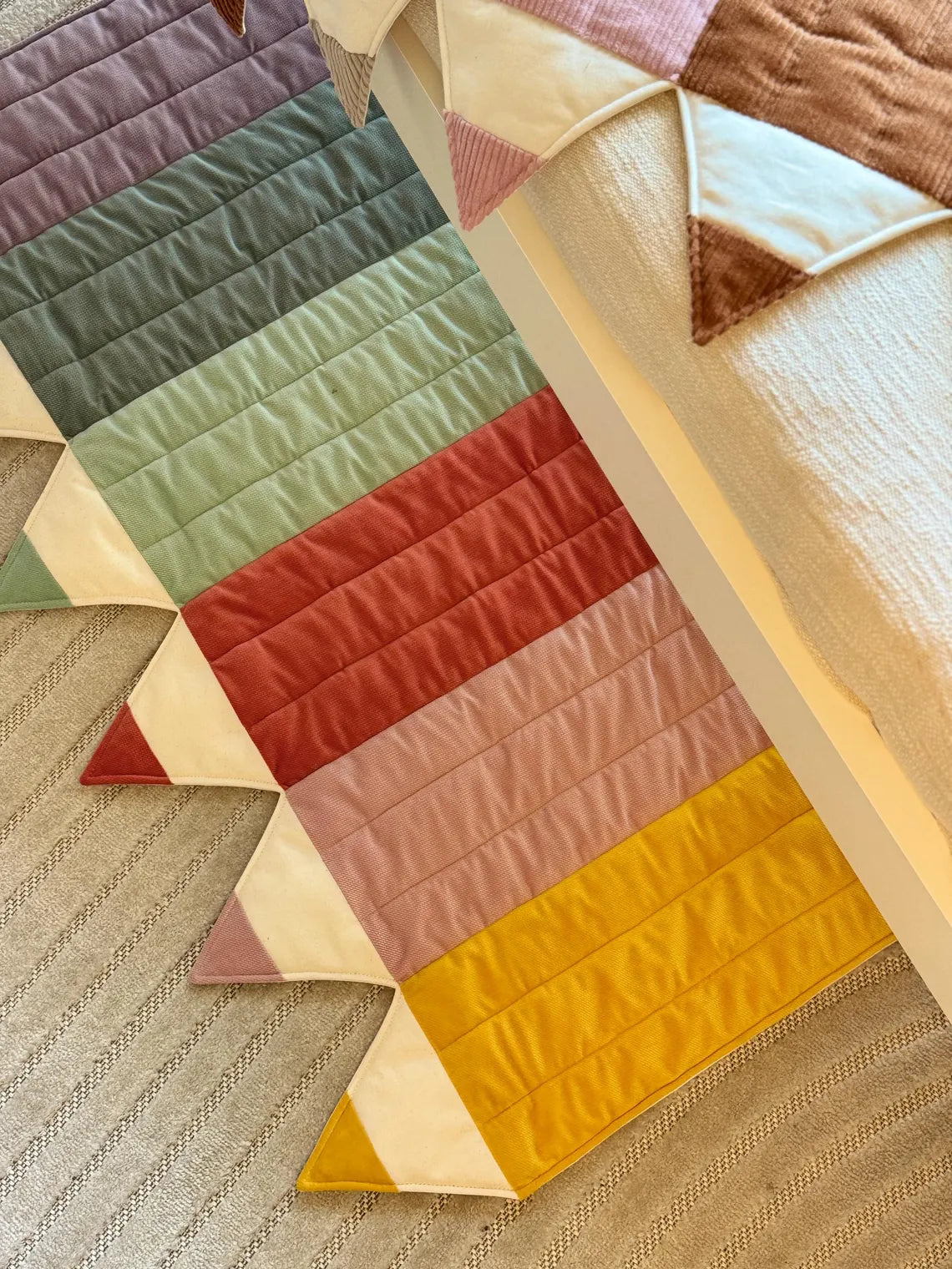 Crayon Playmat “Rainbow” – Colorful Kids Playroom & Back-to-School Decor