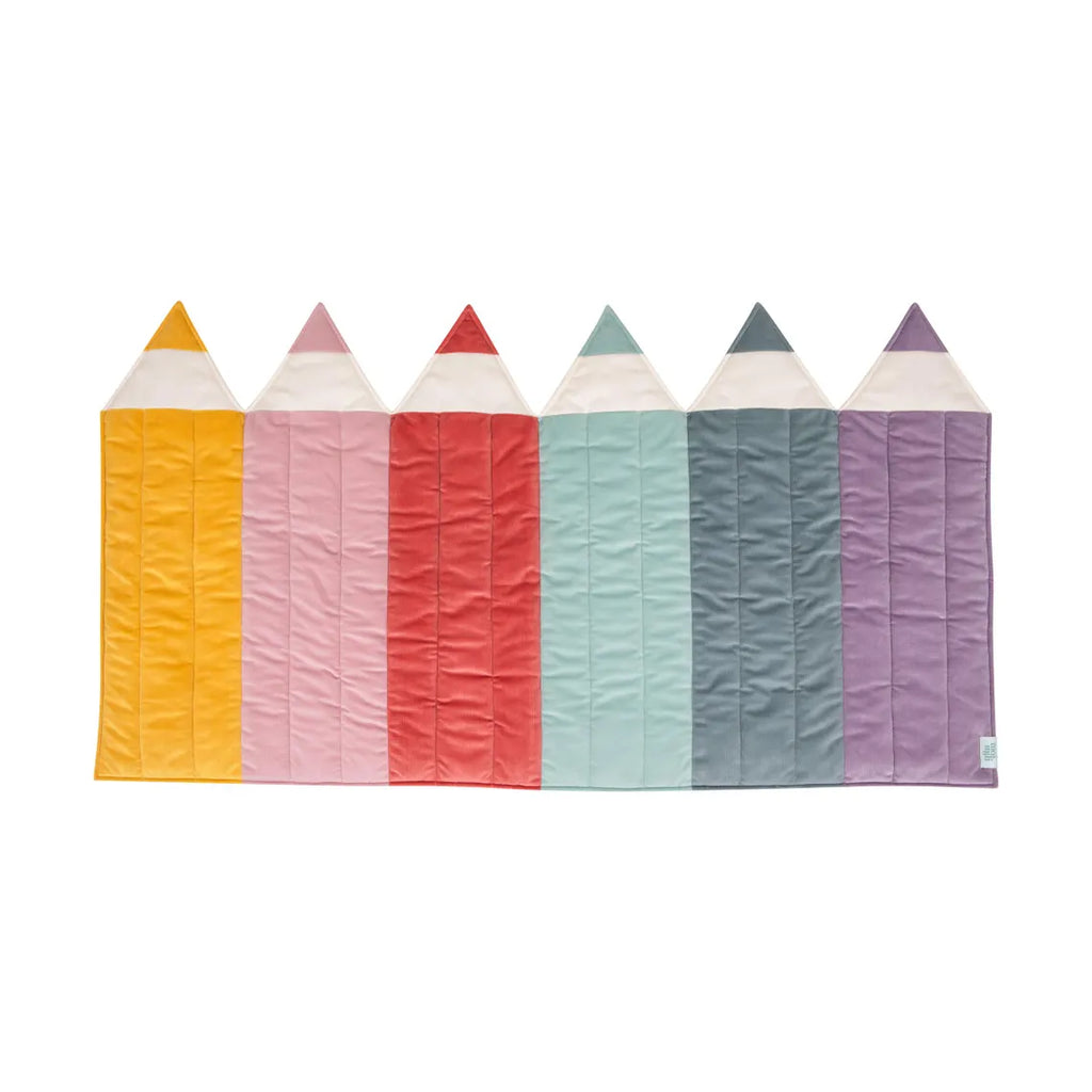 Crayon Playmat “Rainbow” – Colorful Kids Playroom & Back-to-School Decor