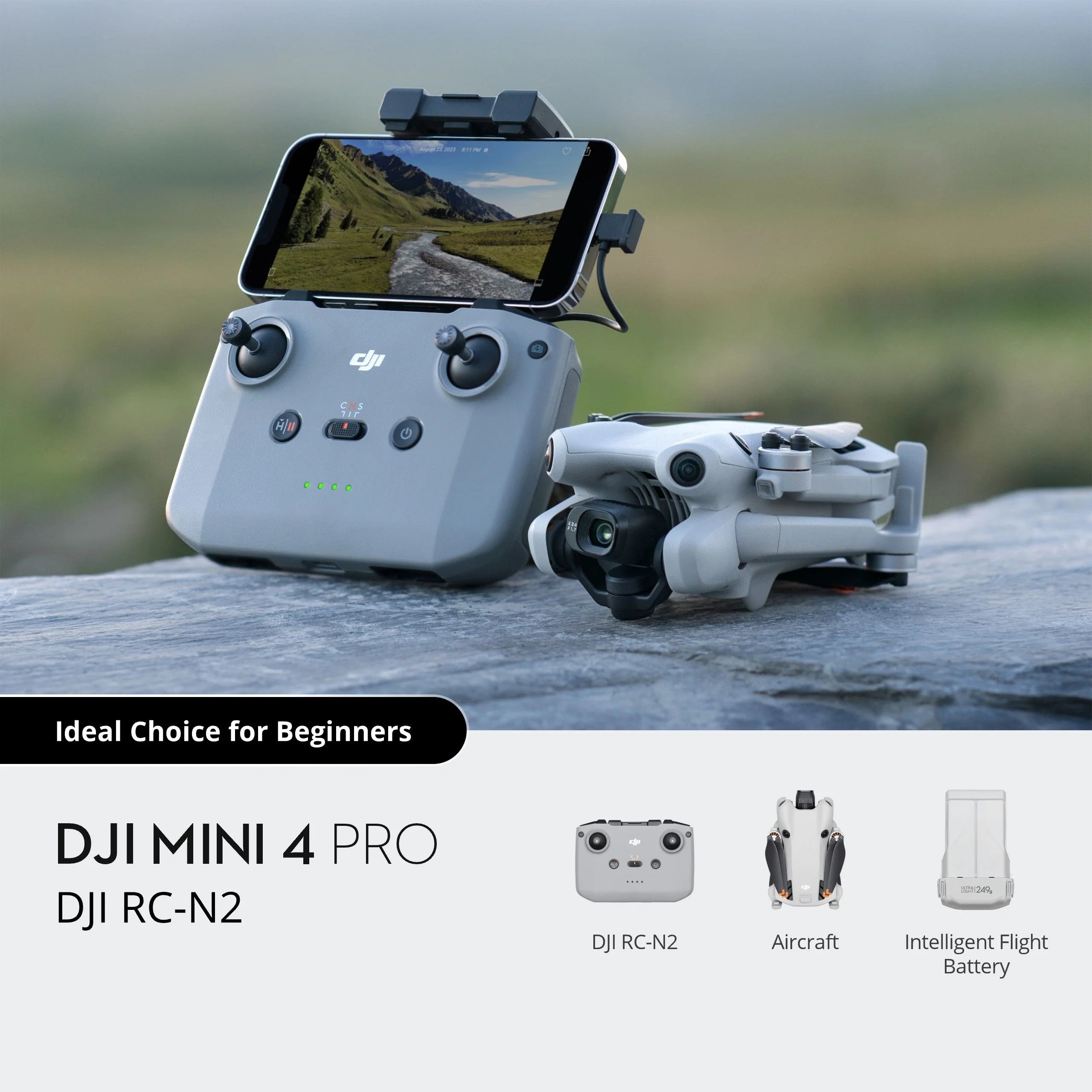 DJI Mini 4 Pro (DJI RC-N2) – Lightweight 4K Camera Drone