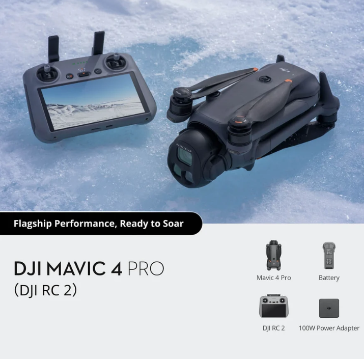 DJI Mavic 4 Pro (DJI RC 2) – Professional Triple-Camera Drone