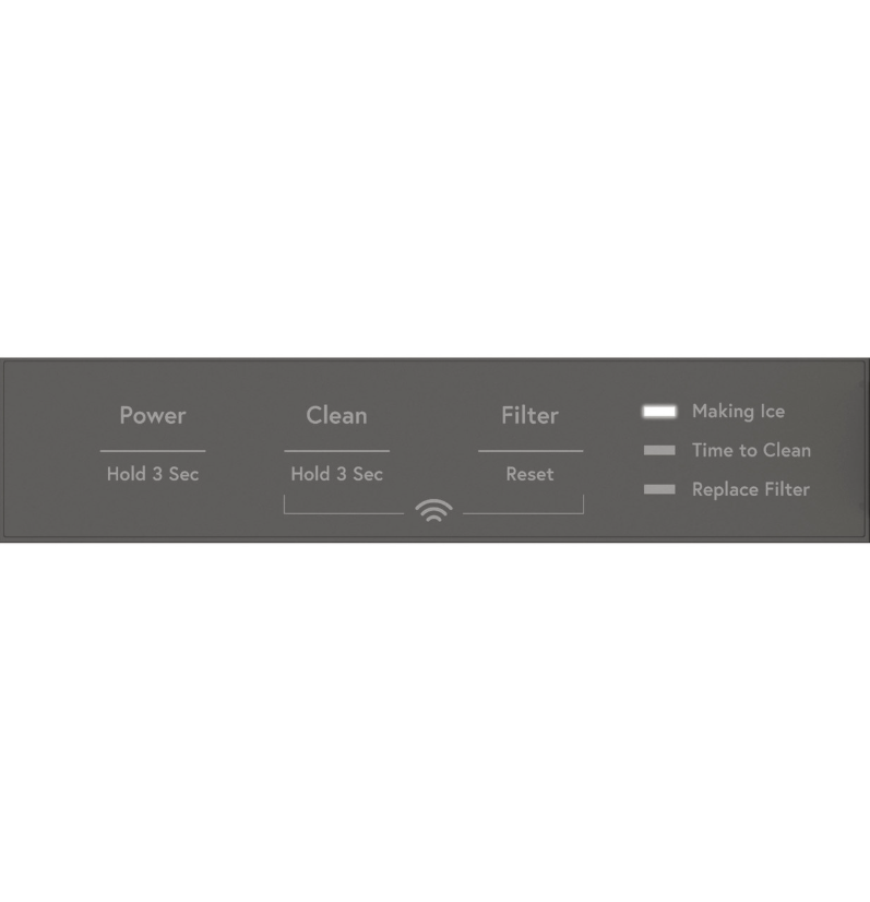 GE Appliances 15-Inch Panel-Ready Clear Ice Maker – Built-In Undercounter Nugget-Free Ice Machine