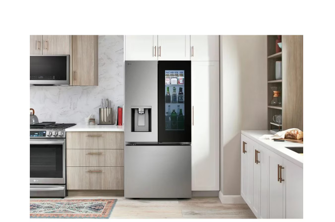 LG 25 cu. ft. Smart French Door Refrigerator with InstaView® Door-in-Door® & Craft Ice™ – Stainless Steel