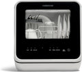 Farberware Portable Countertop Dishwasher with Built-in 5L Water Tank – Compact Digital Mini Dishwasher, White