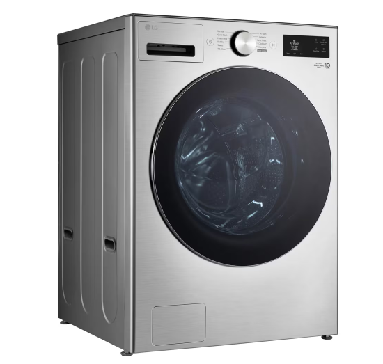 LG 5.0 cu. ft. Smart Front Load Washer with TurboWash® 360°, AI Sensing & Steam – Graphite Steel