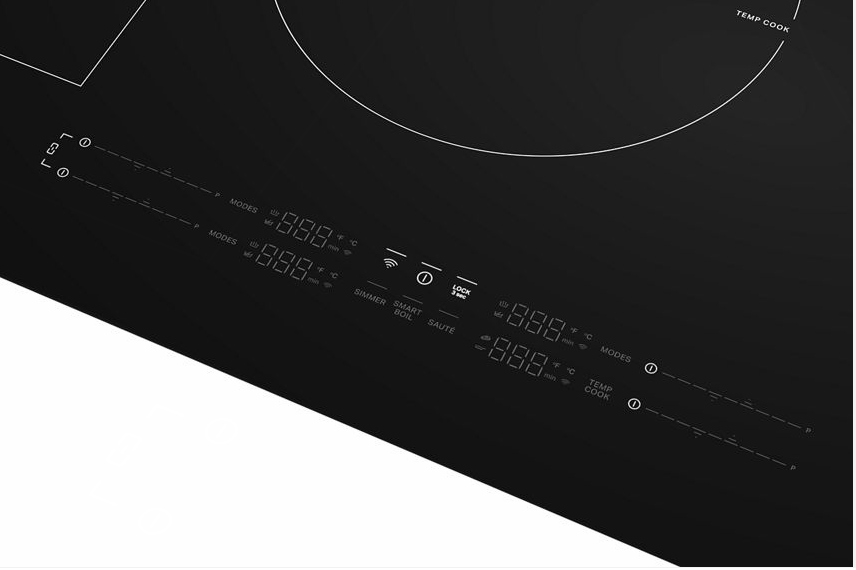 Whirlpool 30" Intelligent Induction Cooktop with Temp Cook™ Technology & WipeClean™ Coating – Black