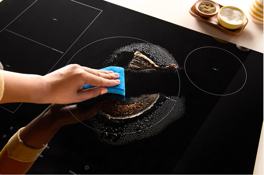 Whirlpool 30" Intelligent Induction Cooktop with Temp Cook™ Technology & WipeClean™ Coating – Black